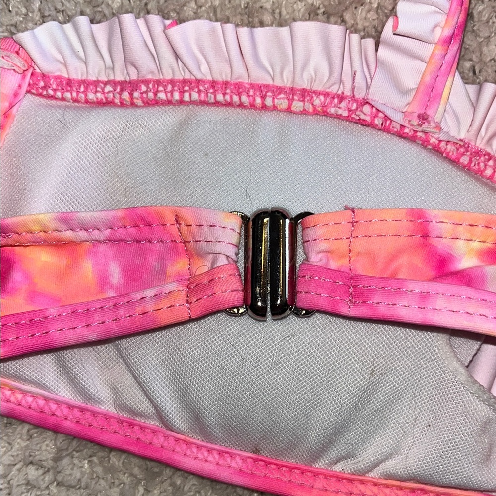 Vibrant Pink and Orange Bikini Set - Picture 7 of 9